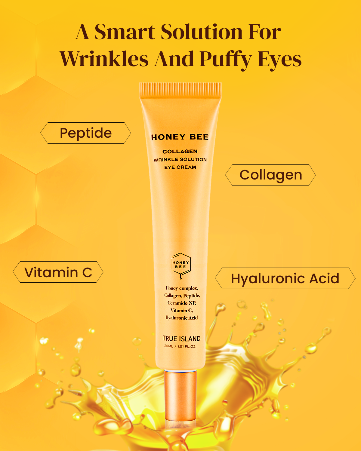 Honey Bee Collagen Wrinkle Solution Eye Cream