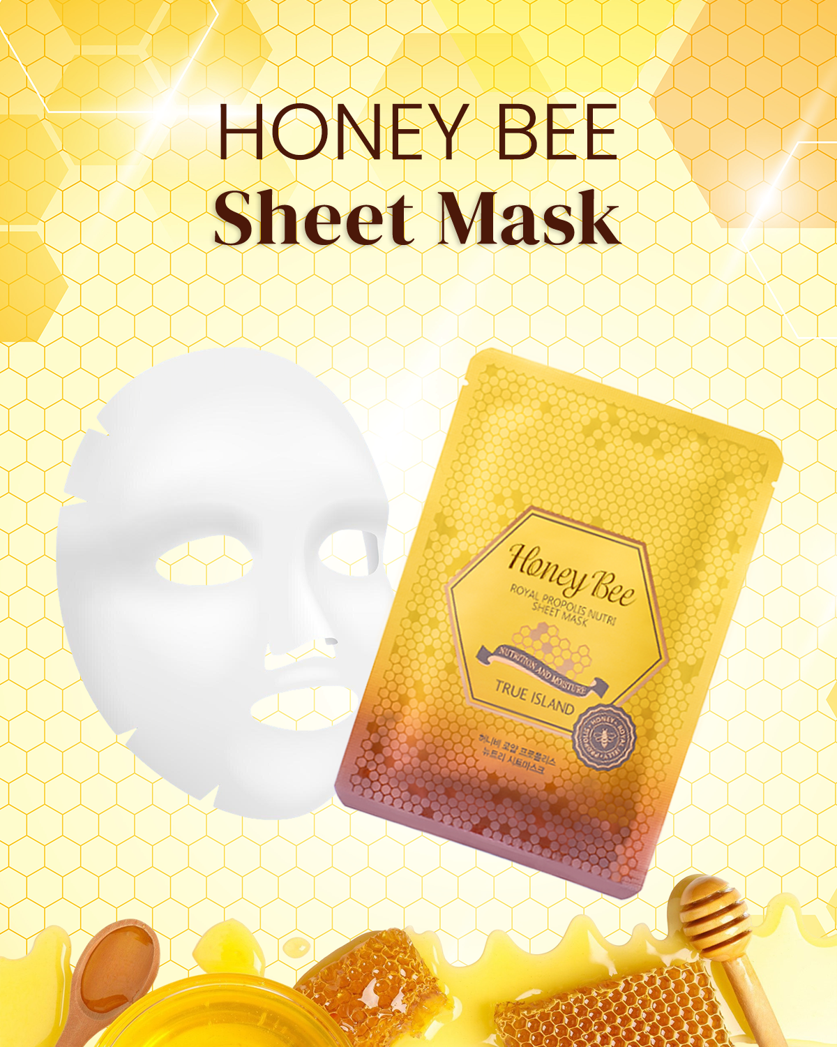 Honey Bee Royal Propolis Nutri Sheet Mask