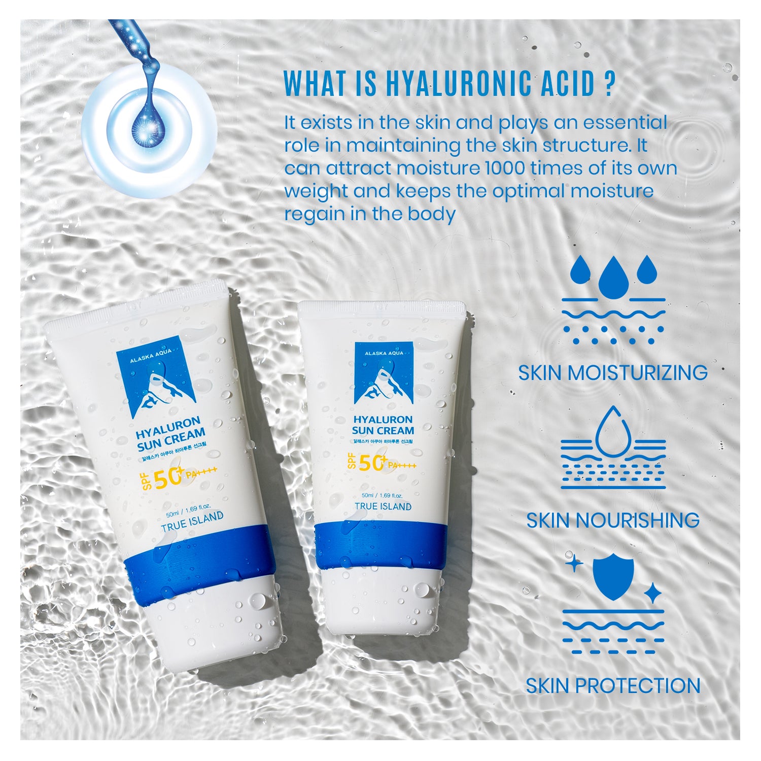 Alaska Aqua Hyaluron Sun Cream